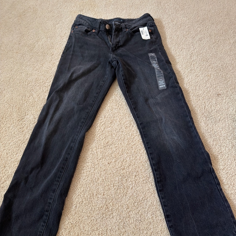 Aeropostale Dark Gray Ankle Jeans